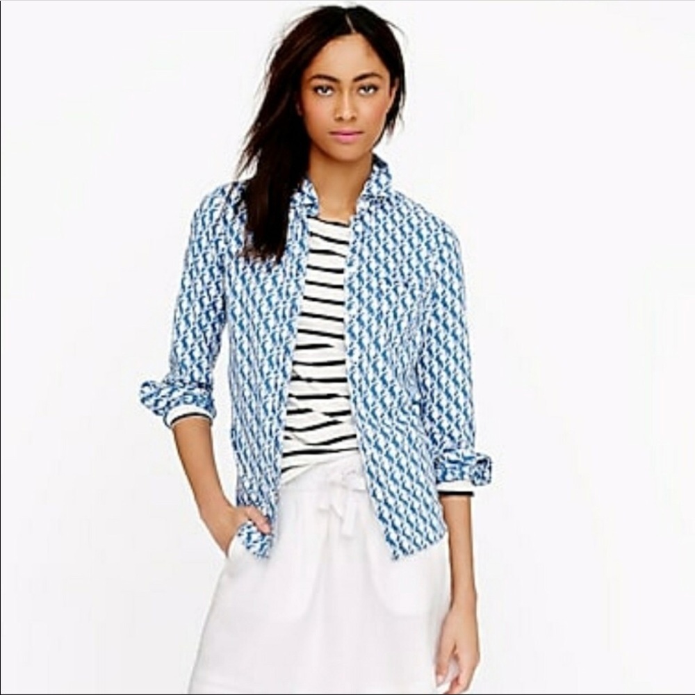 J. Crew Seahorse Top